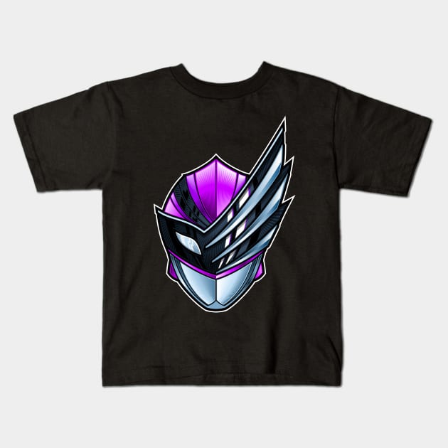 Psychopomp Helmet Kids T-Shirt by GodPunk